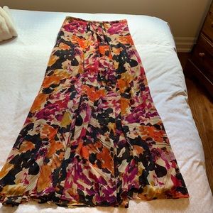 Marciano floral maxi skirt